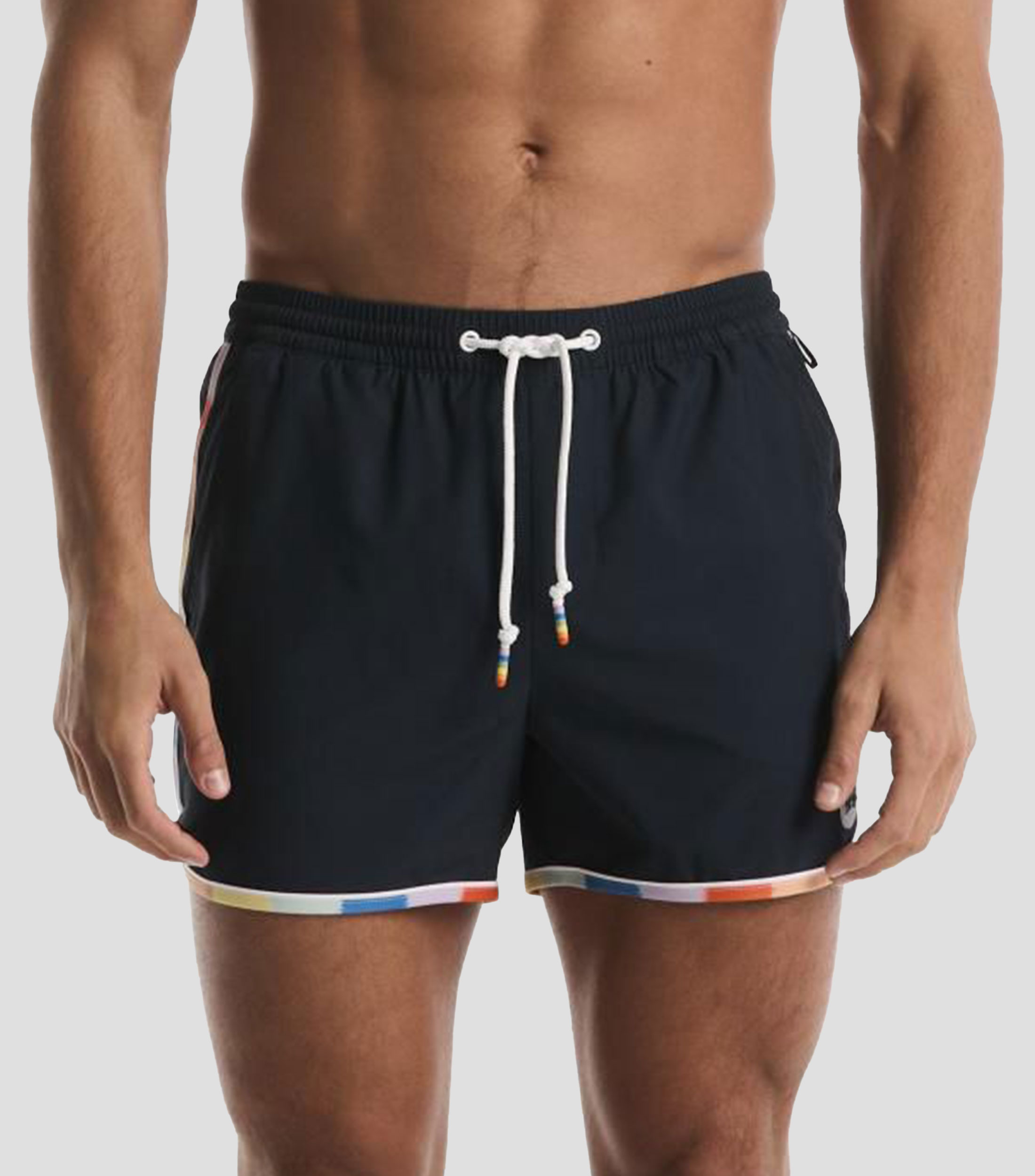 Traje de baño corto liso Hombre